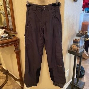 K2 SNOWBOARDS Men Gray Synth Hydromatic Waterproof Snow Ski Pants-Small